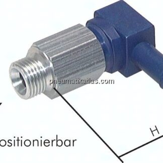 Winkel-Steckanschluss, lang M 5-3mm innen, Aluminium