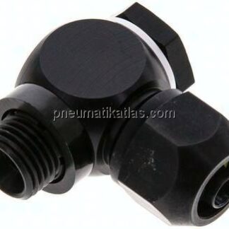 Winkel-Verschraubung G 1/4"-9x6mm, für Silberschlauch