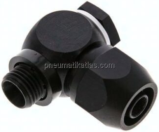Winkel-Verschraubung G 1/4"-12x9mm, für Silberschlauch