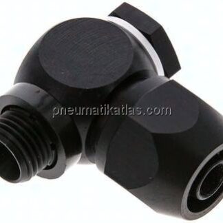 Winkel-Verschraubung G 1/4"-12x9mm, für Silberschlauch