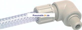 Winkel-Verschraubung G 1/8"-10x4mm, Polypropylen