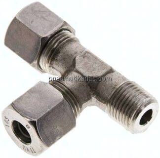 LE-Schneidringverschraubung M 16x1,5 (konisch)-10 S (M18x1,5), 1.4571