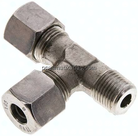 LE-Schneidringverschraubung M 16x1,5 (konisch)-10 S (M18x1,5), 1.4571