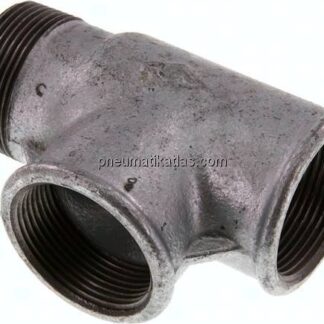 LE-Einschraubstück Rp 1-1/2"(IG)-R 1-1/2"(AG), Temperguss verzinkt