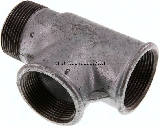 LE-Einschraubstück Rp 1-1/2"(IG)-R 1-1/2"(AG), Temperguss verzinkt