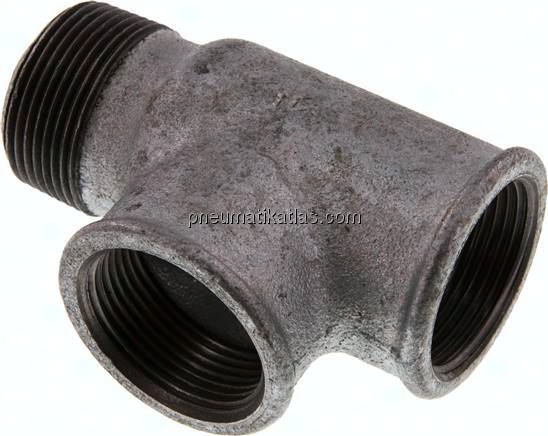 LE-Einschraubstück Rp 1-1/4"(IG)-R 1-1/4"(AG), Temperguss verzinkt