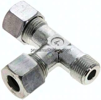 LE-Schneidringverschraubung M 18x1,5 (konisch)-12 S (M20x1,5), Stahl verzinkt