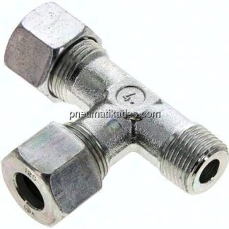 LE-Schneidringverschraubung M 18x1,5 (konisch)-12 S (M20x1,5), Stahl verzinkt