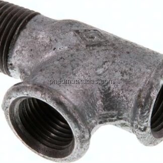 LE-Einschraubstück Rp 1/2"(IG)-R 1/2"(AG), Temperguss verzinkt
