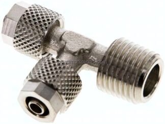 LE-Verschraubung R 1/4"-6x4mm, Messing vernickelt