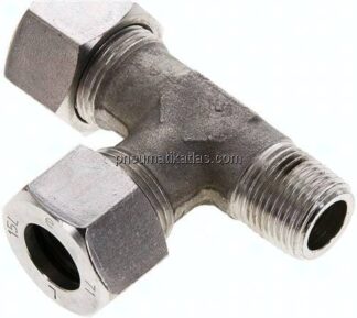 LE-Schneidringverschraubung M 18x1,5 (konisch)-15 L (M22x1,5), 1.4571
