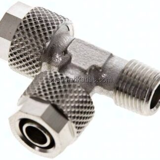 LE-Verschraubung R 1/8"-8x6mm, Messing vernickelt