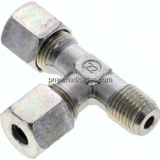 LE-Schneidringverschraubung M 14x1,5 (konisch)-8 S (M16x1,5), Stahl verzinkt