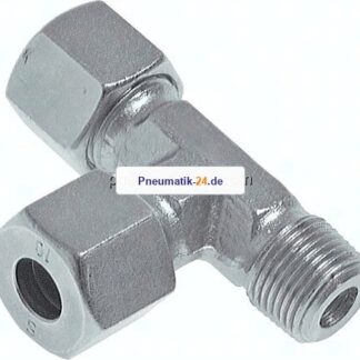 LE-Schneidringverschraubung M 16x1,5 (konisch)-10 S (M18x1,5), Stahl verzinkt