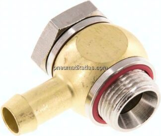 L-Gewindetülle G 3/8"-9 (3/8")mm, Elastomerdichtung