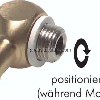 L-Gewindetülle G 1/8"-4mm, Kunststoffdichtung