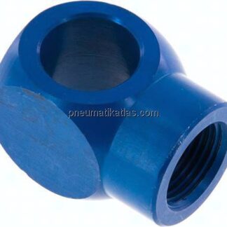 L-Ringstück mit Innengewinde G 3/8", Aluminium