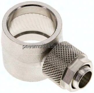 Verschraubung, L-Ringstück G 1/2"-12x10mm, Messing vernickelt