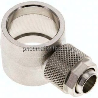 Verschraubung, L-Ringstück G 1/2"-12x10mm, Messing vernickelt