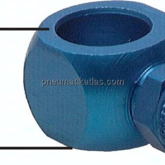 Verschraubung, L-Ringstück G 1/4"-10x8mm, Aluminium