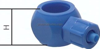 Verschraubung, L-Ringstück G 1/8"-6x4mm, Kunststoff (POM)