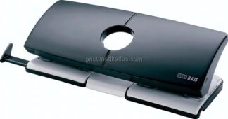 NOVUS Doppellocher, 25 Blatt (4-fach), schwarz-grau