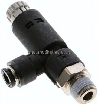 Druckregler R 1/4"-6mm, ohne Manometer, IQS-Standard