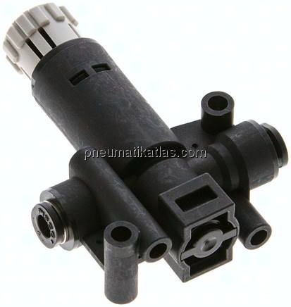 Druckregler 4-4mm, ohne Manometer, IQS-Standard