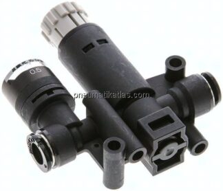 Druckregler 6-6mm, mit Manometer, IQS-Standard