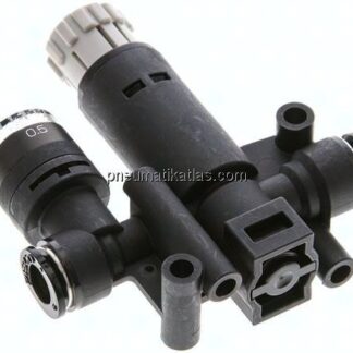Druckregler 6-6mm, mit Manometer, IQS-Standard
