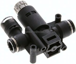 Druckregler 8-8mm, mit Manometer, IQS-Standard
