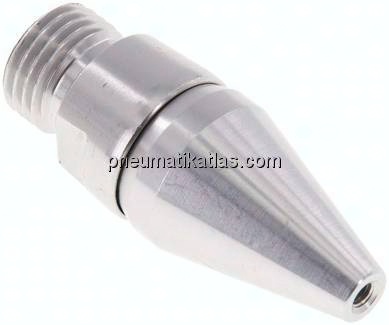 Verstellbare Luftspardüse, G 1/4"(AG), Aluminium