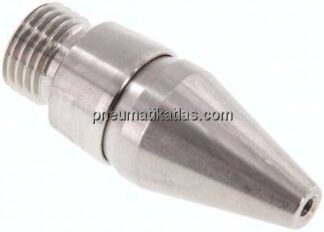 Verstellbare Luftspardüse, G 1/4"(AG), 1.4436