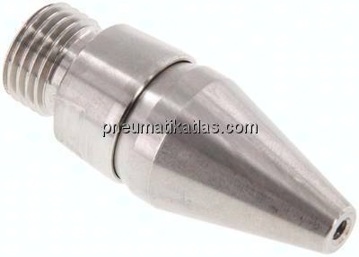 Verstellbare Luftspardüse, G 1/4"(AG), 1.4436