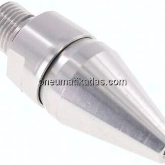 Verstellbare Luftspardüse, G 1/8"(AG), Aluminium