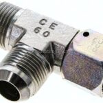 T-Verschraubung,UN 1-1/16"-12 (JIC), Stahl verzinkt