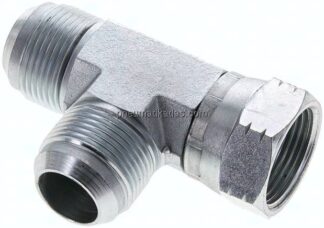 T-Verschraubung,UN 1-5/16"-12 (JIC), Stahl verzinkt