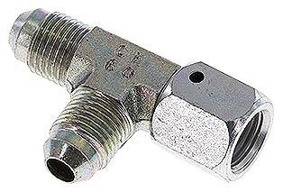 T-Verschraubung,UNF 1/2"-20 (JIC), Stahl verzinkt