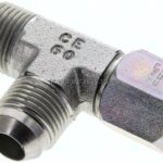 T-Verschraubung,UNF 3/4"-16 (JIC), Stahl verzinkt