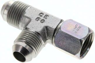 T-Verschraubung,UNF 3/4"-16 (JIC), Stahl verzinkt