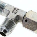 T-Verschraubung,UNF 9/16"-18 (JIC), Stahl verzinkt