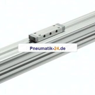 Kolbenstangenloser Zylinder,  Kolben Ø 18 mm, Hub 100 mm