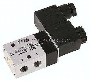 3/2-Wege Magnetventil, G 1/8", Federrückstellung (NC), 115 V AC, Standard