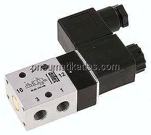 3/2-Wege Magnetventil, G 1/8", Federrückstellung (NC), 24 V DC, Standard