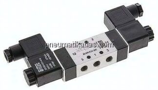 5/3-Wege Magnetventil, G 1/8", Mittelstellung geschlossen, 115 V AC