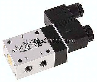 3/2-Wege Magnetventil, G 1/8", Federrückstellung (NC), 230 V AC, Standard