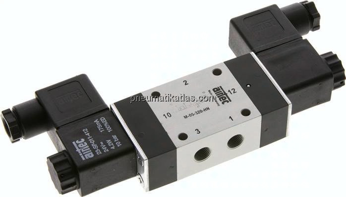 3/2-Wege Magnetimpulsventil, G 1/8", 24 V DC