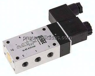 5/2-Wege Magnetventil, G 1/8", Luftfeder, 24 V DC, Standard