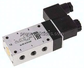 5/2-Wege Magnetventil, G 1/8", Luftfeder, 24 V AC, Standard