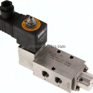5/2-Wege Magnetventil, G 1/4", Federrückstellung, 230 V AC